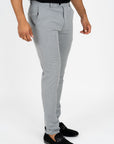 Heath Men's Light Gray Super Slim Dress Pants