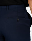 Heath Men's Navy Super Slim Dress Pants