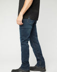 Pax Men's Dk. Blue Aged Slim Stretch Jeans