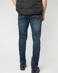 Pax Men's Dk. Blue Aged Slim Stretch Jeans