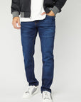 Pax Men's Dk Blue Slim Stretch Jeans