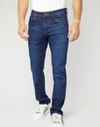 Pax Men's Dk Blue Slim Stretch Jeans
