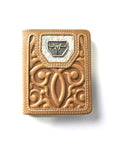 Men's Genuine Leather Wallets - Khaki