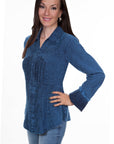 L/s Collar Blouse - PSL-186