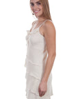 Layered Cotton Dress Keyhole Front - PSL-217