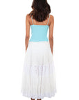Tiered Lace Skirt W/smocked Waist - PSL-245