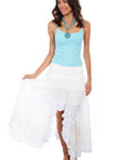 Tiered Lace Skirt W/smocked Waist - PSL-245