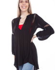 Tunic W/waffle Weave Insets - PSL-259