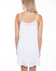 Tie Front Dress W/adj Spaghetti Strp - PSL-261