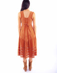 Sleeveless Dress W/tie Back - PSL-269