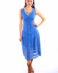 Sleeveless Dress W/tie Back - PSL-269
