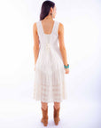 Sleeveless Dress W/tie Back - PSL-269