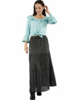 Tier Broomstick Skirt - PSL-279