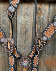 Classic AB Browband/One Ear Tack Set with Wither Strap  