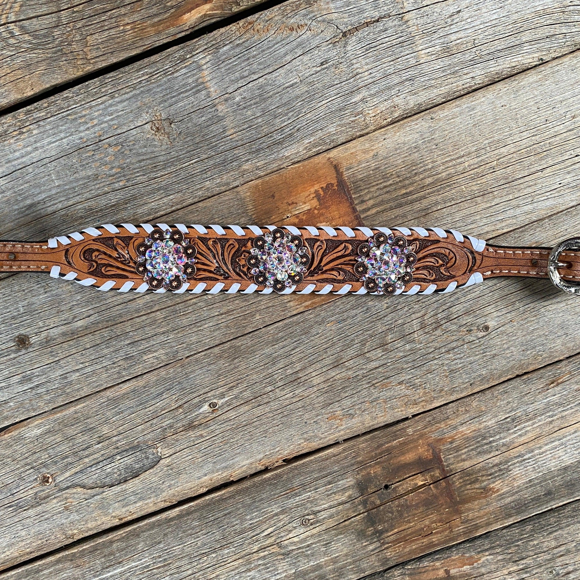Whipstitch AB Browband/One Ear Tack Set with Wither Strap  