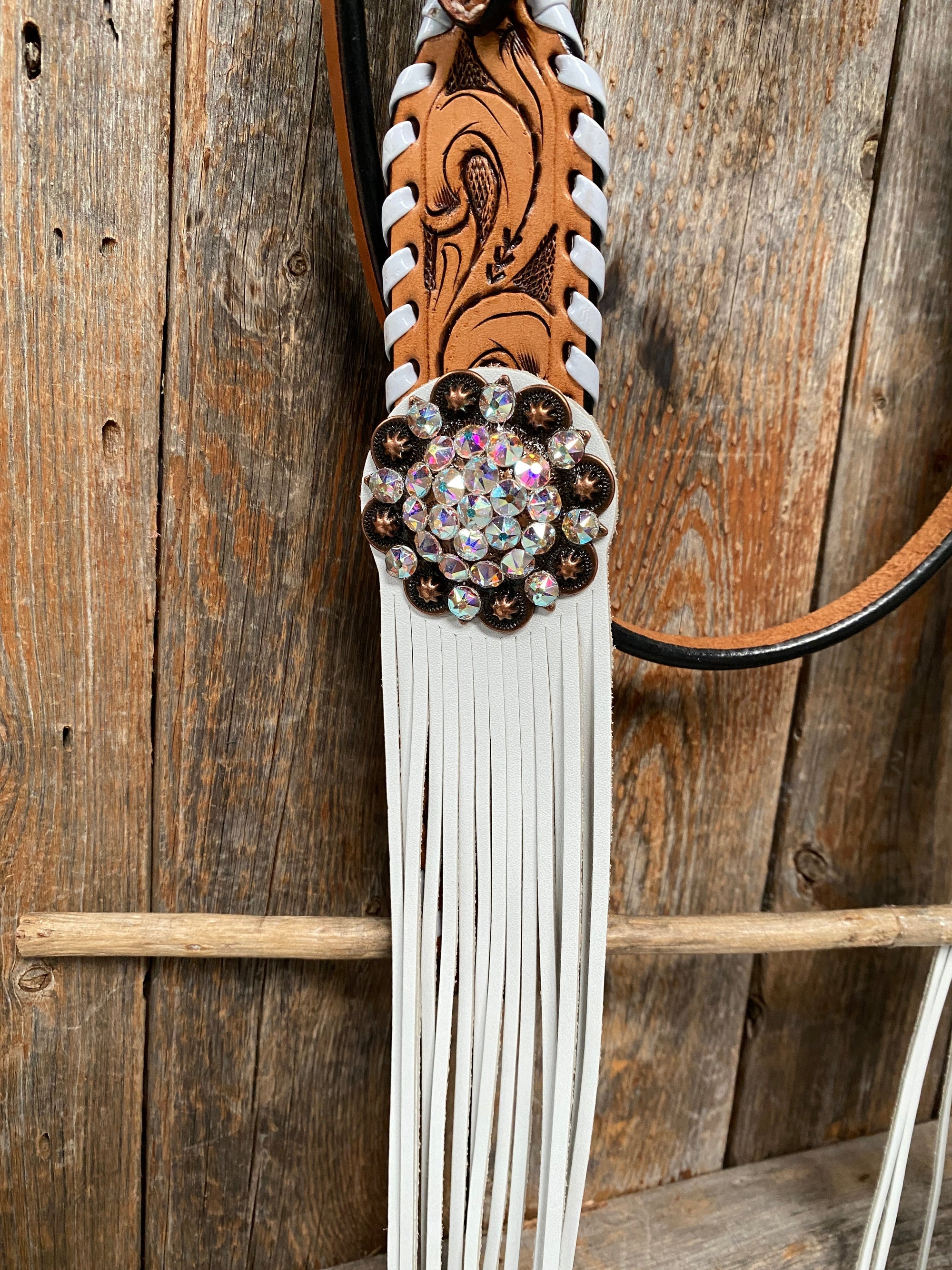 Whipstitch AB Browband/One Ear Tack Set with Wither Strap  
