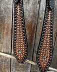 Two Tone Honeycomb One Ear Headstall / Bridle 