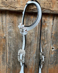 White Floral One Ear & Breastcollar Tack Set 