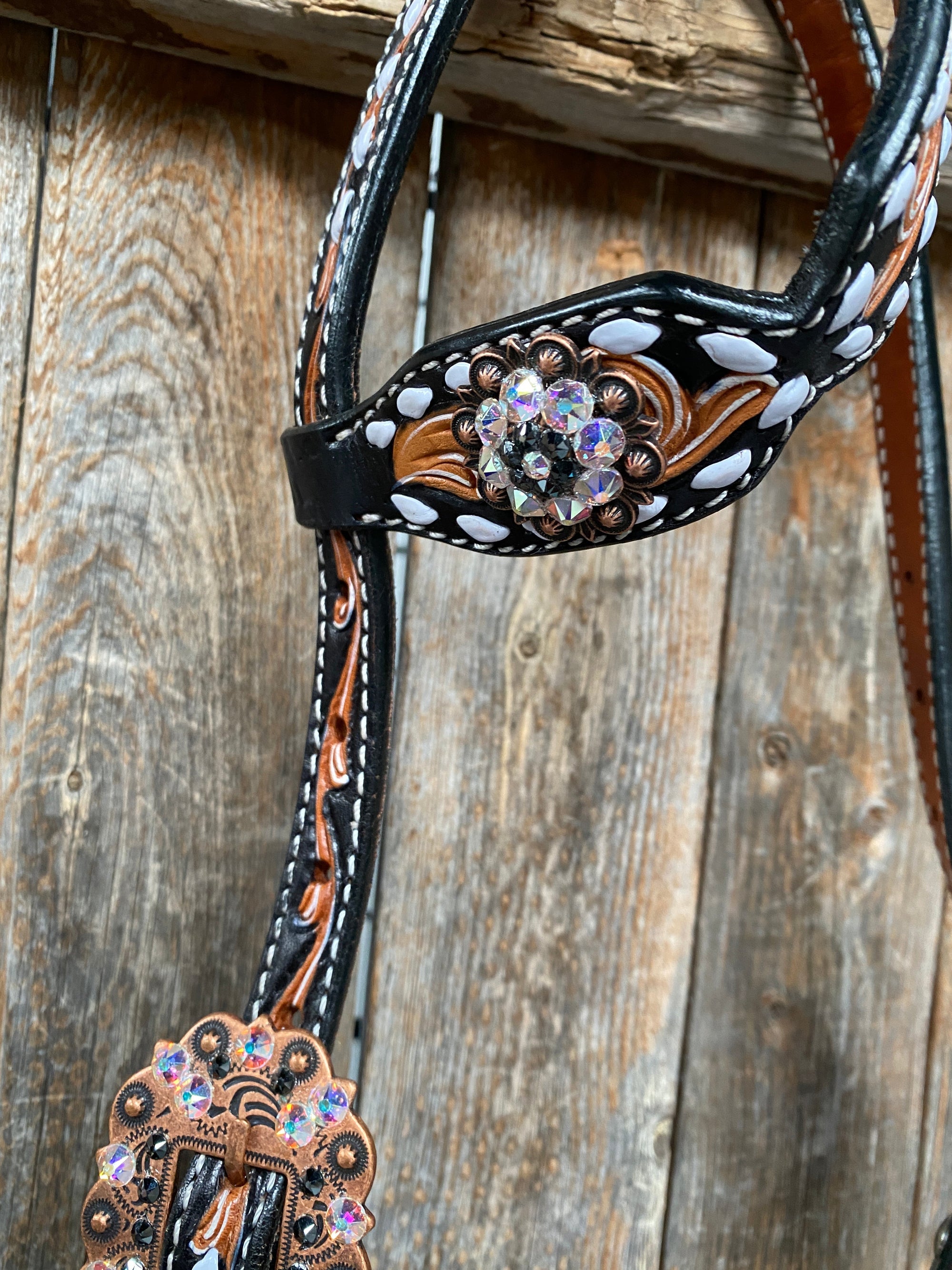Browband/One Ear &amp; Breastcollar Set 