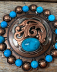 Copper Turquoise Howlite Berry Jacket 