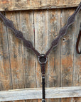 Basketweave Scalloped Dark Oil Breastcollar