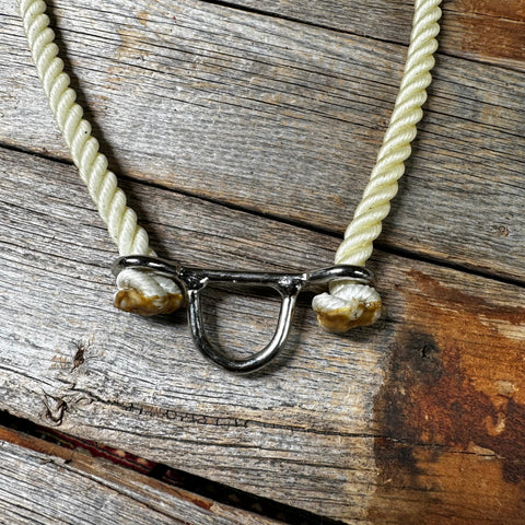 Natural Waxed Lariat Noseband