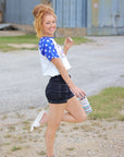 BLACK- Shenandoah Stud Shorts
