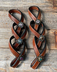 Crystal Medium Oil Rustic Tie Down Keepers
