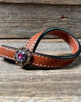 Crystal Medium Oil Rustic Tie Down Keepers