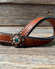 Crystal Medium Oil Rustic Tie Down Keepers