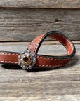 Crystal Medium Oil Rustic Tie Down Keepers