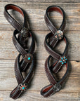 Western Dark Oil Rustic Tie Down Keepers