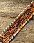 Light Oil Whipstitch Wither Strap 