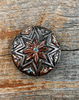 Starburst Antique Silver 1" Concho W185S