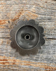 Antique Silver Barrel Racer Concho 1.5" W177L