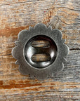 Antique Silver Berry Slotted Concho 1.5" W173L