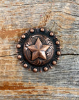Copper Star Concho 1.25" W175L