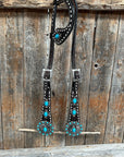 Buckstitch Southwest Turquoise Headstall / Bridle 