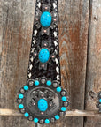 Buckstitch Southwest Turquoise Headstall / Bridle 