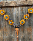 Vintage Yellow and Turquoise Breastcollar 