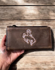 Bucking Horse Rustic Leather Women's Wallet