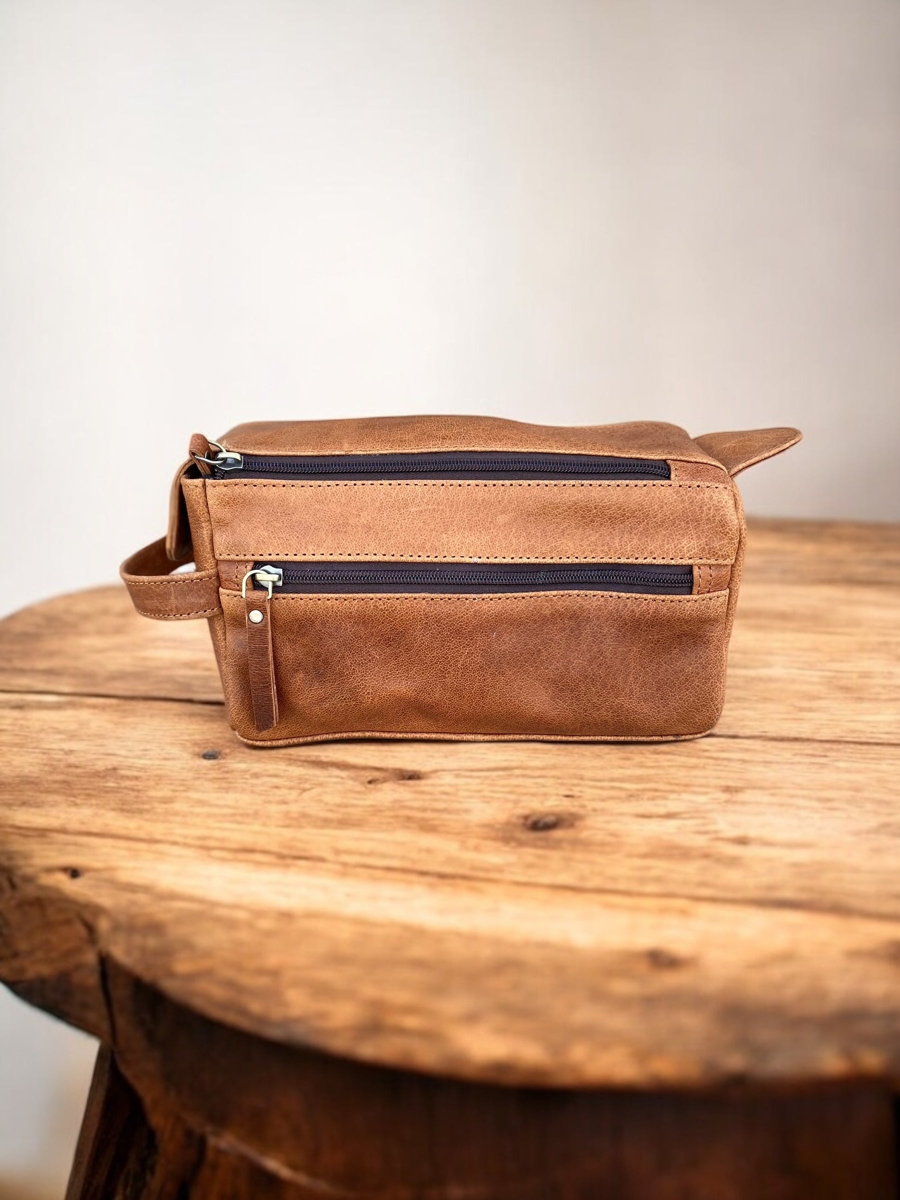Full Grain Leather Toiletry