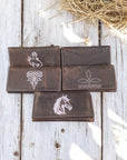 Bucking Horse Rustic Leather Wallet