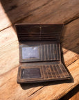 Bucking Horse Rustic Leather Women's Wallet