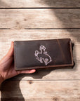 Bucking Horse Rustic Leather Women's Wallet