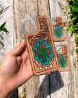 Cactus iPhone Leather Case