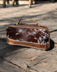 Crazy Horse Cowhide Toiletry Bag