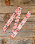 Pink and Grey Western Skinny Mini Wild Rag Scarf / Cowgirl Necktie 