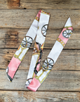 Pink Western Skinny Mini Wild Rag Scarf / Cowgirl Necktie 