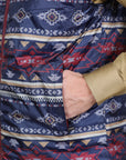 Mens Insulated Reversible Vest - Wine